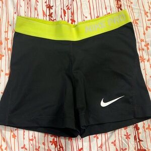 Nike pro spandex shorts